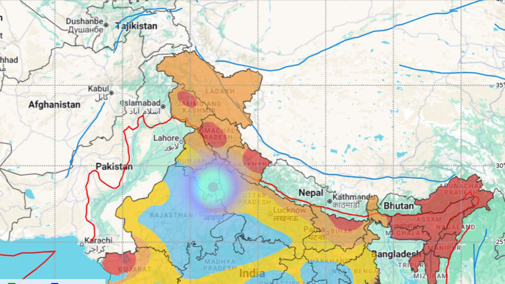 हरियाणा में 4.4 तीव्रता का भूकंप, दिल्ली-एनसीआर में भी महसूस किए गए तेज झटके